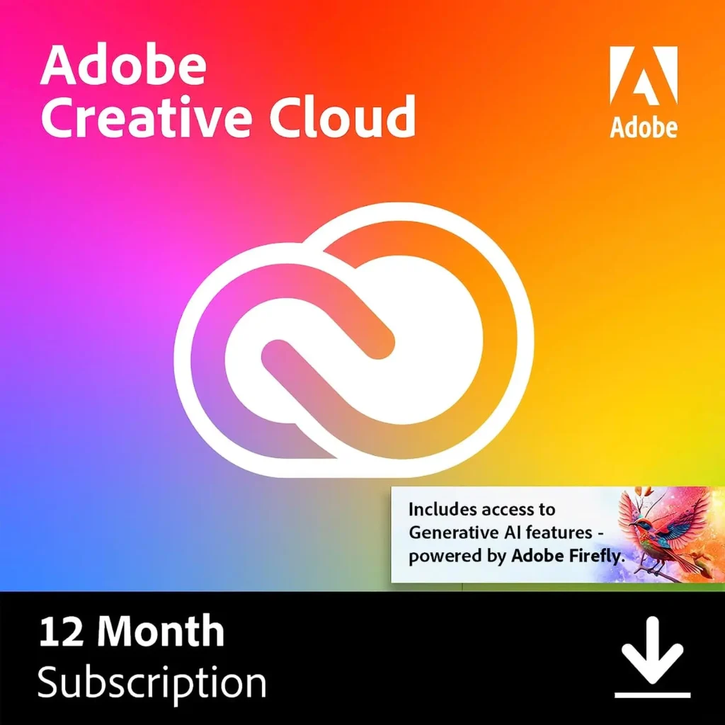 Adobe Creative Cloud All Apps 12 month subscription